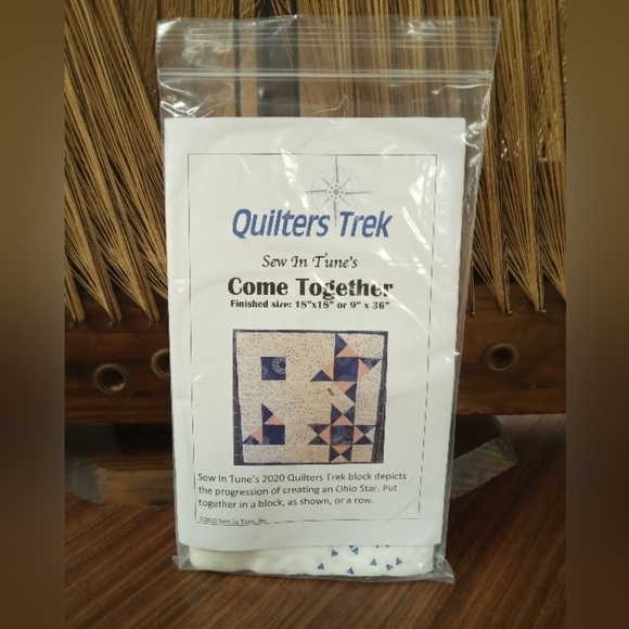 New Quilters Trek Sew in Tune's Come Together Quilt Block Kit - Picture 2 of 3